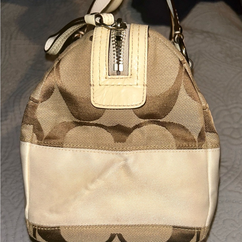 ✨COACH EUC✨Stylish Tan and Brown Women's Bag - Picture 3 of 16